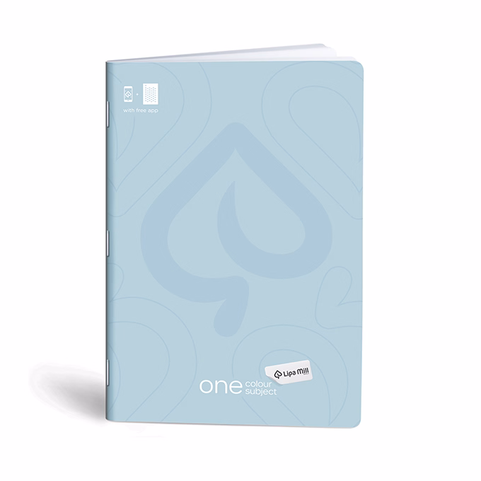 Füzet vonalas LIPAMILL A/4 40 lapos One colour