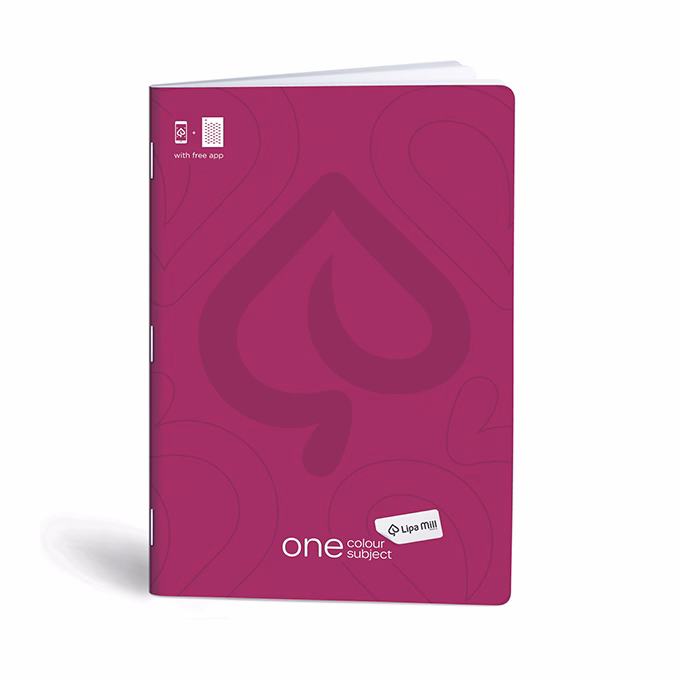 Füzet vonalas LIPAMILL A/4 40 lapos One colour