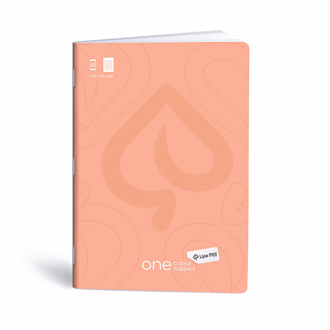 Füzet vonalas LIPAMILL A/4 40 lapos One colour