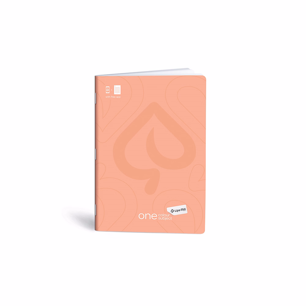 Füzet vonalas LIPAMILL A/4 40 lapos One colour