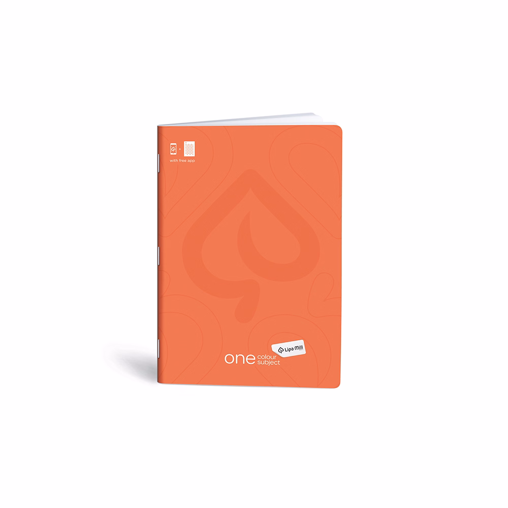 Füzet vonalas LIPAMILL A/4 40 lapos One colour