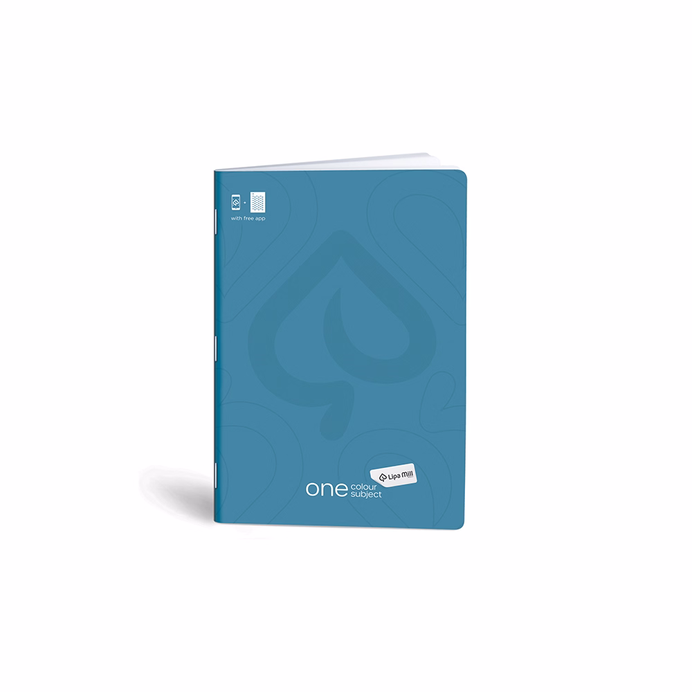 Füzet vonalas LIPAMILL A/4 40 lapos One colour