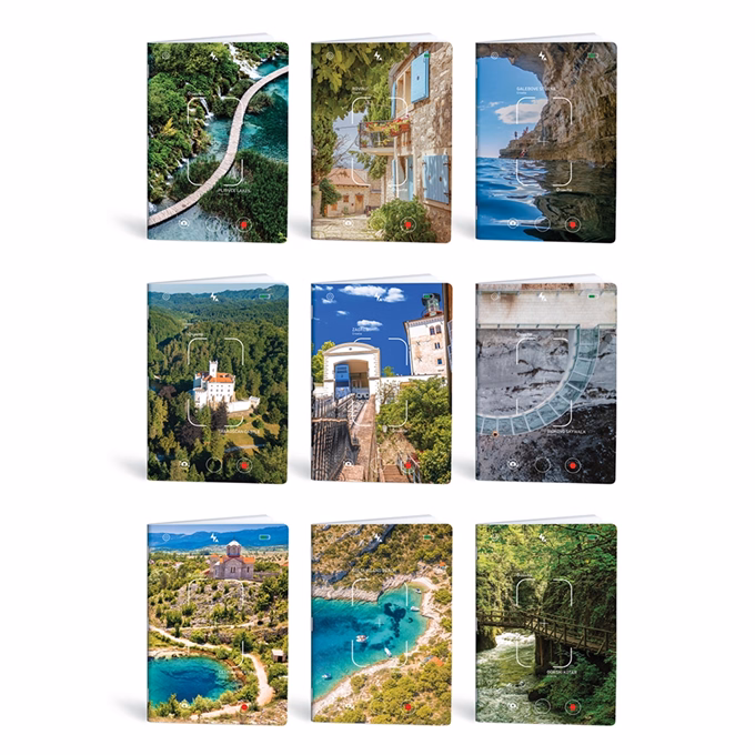 Füzet vonalas LIPAMILL A/4 40 lapos Postcard