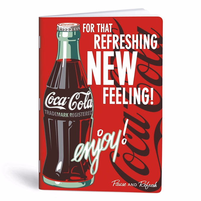 Füzet vonalas LIPAMILL A/4 40 lapos Coca-Cola