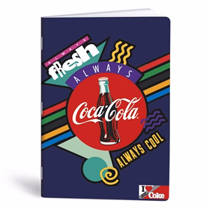Füzet vonalas LIPAMILL A/4 40 lapos Coca-Cola
