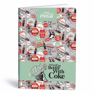 Füzet vonalas LIPAMILL A/4 40 lapos Coca-Cola