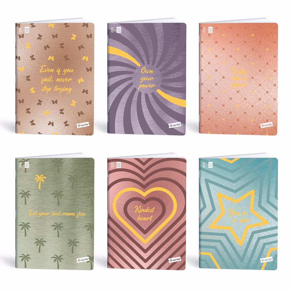 Füzet vonalas LIPAMILL A/4 40 lapos Elegance