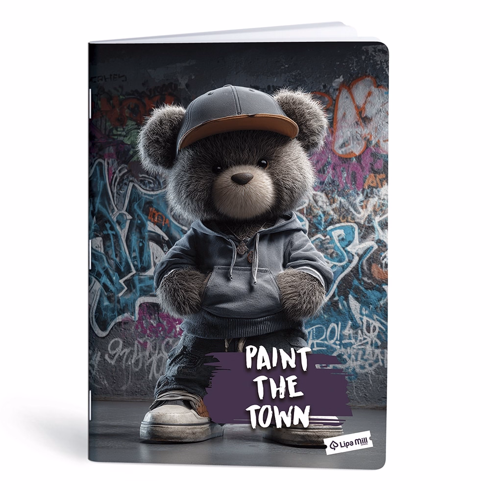 Füzet vonalas LIPAMILL A/4 40 lapos Teddy Bear