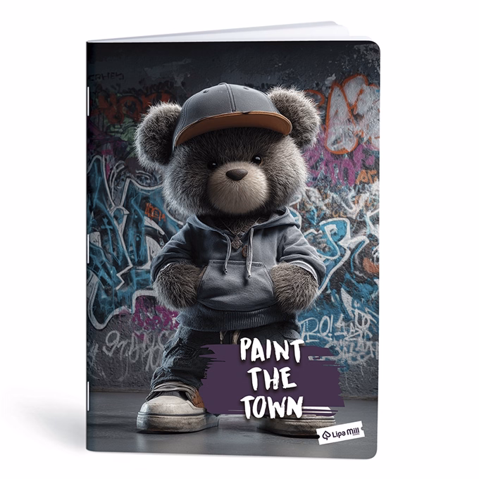 Füzet vonalas LIPAMILL A/4 40 lapos Teddy Bear
