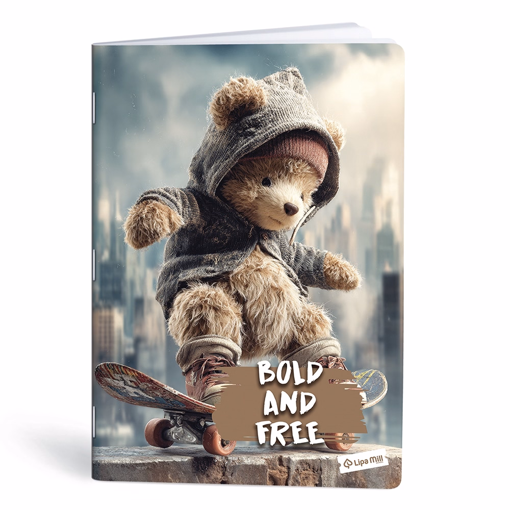 Füzet vonalas LIPAMILL A/4 40 lapos Teddy Bear
