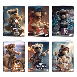 Füzet vonalas LIPAMILL A/4 40 lapos Teddy Bear