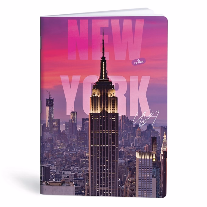 Füzet vonalas LIPAMILL A/4 40 lapos Travel