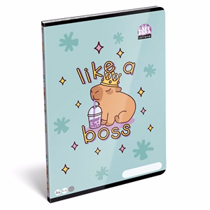 Füzet vonalas LIZZYSULI A/4 32 lapos 81-32 Lollipop Capybara