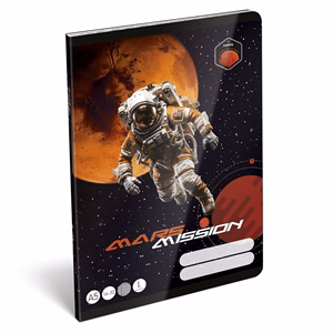 Füzet vonalas LIZZYSULI A/5 32 lapos 14-32 1.osztályos  Mars Mission