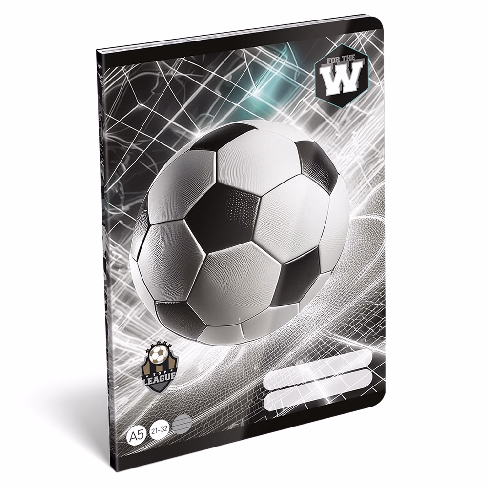 Füzet vonalas LIZZYSULI A/5 32 lapos 21-32 4-8.osztályos Top League FTW