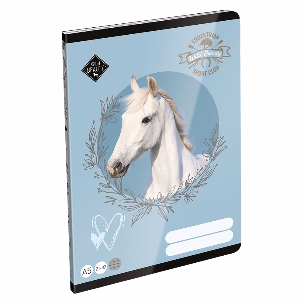 Füzet vonalas LIZZYSULI A/5 32 lapos 21-32 4-8.osztályos Wild Beauty Sport Club