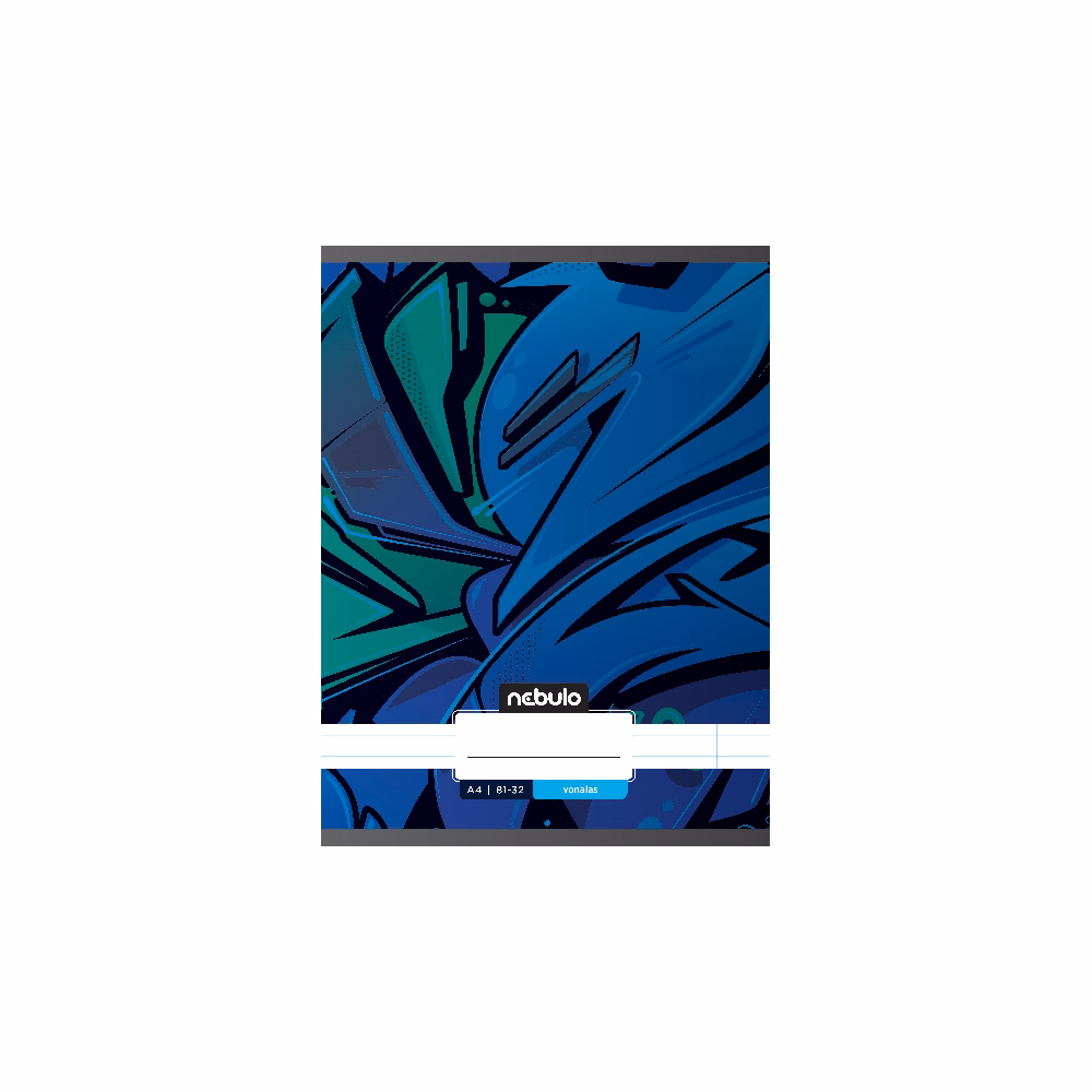 Füzet vonalas NEBULO A/4 32 lapos 81-32 Xtreme 12 darabos