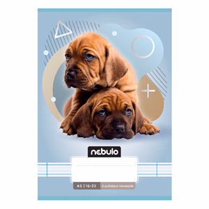 Füzet vonalas NEBULO A/5 32 lapos 16-32 2. osztályos Állatok 16 darabos