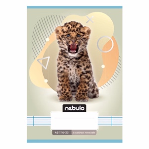 Füzet vonalas NEBULO A/5 32 lapos 16-32 2. osztályos Állatok 16 darabos