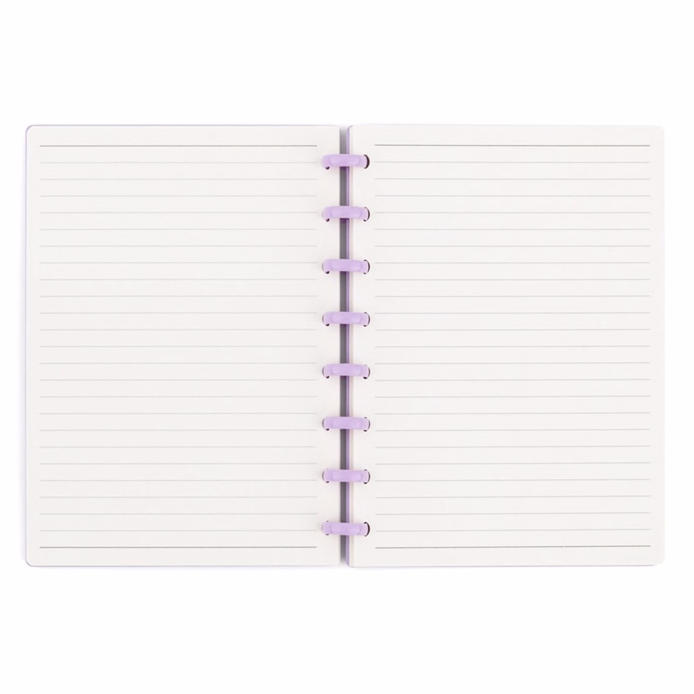 Spirálfüzet vonalas OXY lego design A/5 80 lapos lila