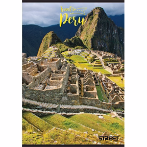 Füzet vonalas STREET A/4 54 lapos Travel