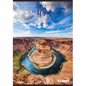 Füzet vonalas STREET A/4 54 lapos Travel