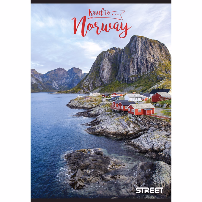 Füzet vonalas STREET A/4 54 lapos Travel