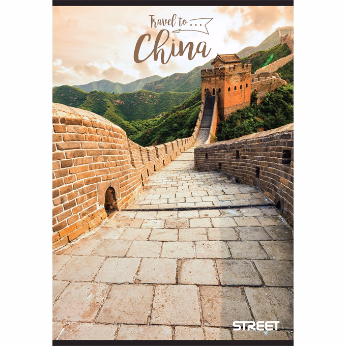 Füzet vonalas STREET A/4 54 lapos Travel