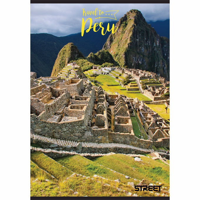 Füzet vonalas STREET A/4 54 lapos Travel