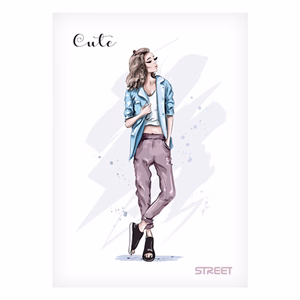 Füzet vonalas STREET A/5 54 lapos Cute