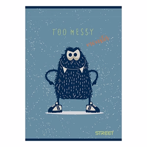 Füzet vonalas STREET A/5 54 lapos Monsters