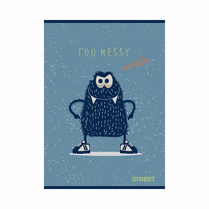 Füzet vonalas STREET A/5 54 lapos Monsters