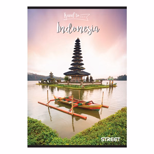 Füzet vonalas STREET A/5 54 lapos Travel To