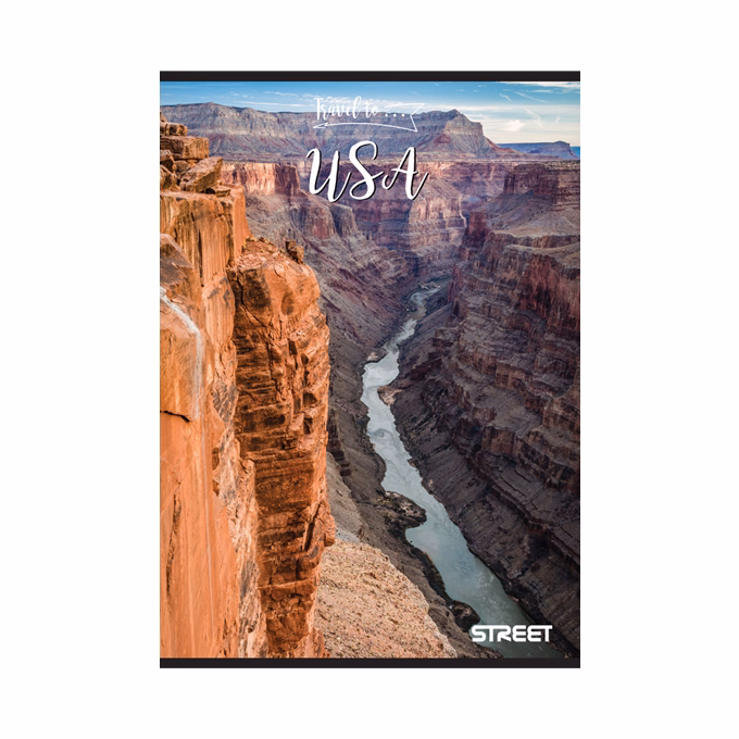 Füzet vonalas STREET A/5 54 lapos Travel To