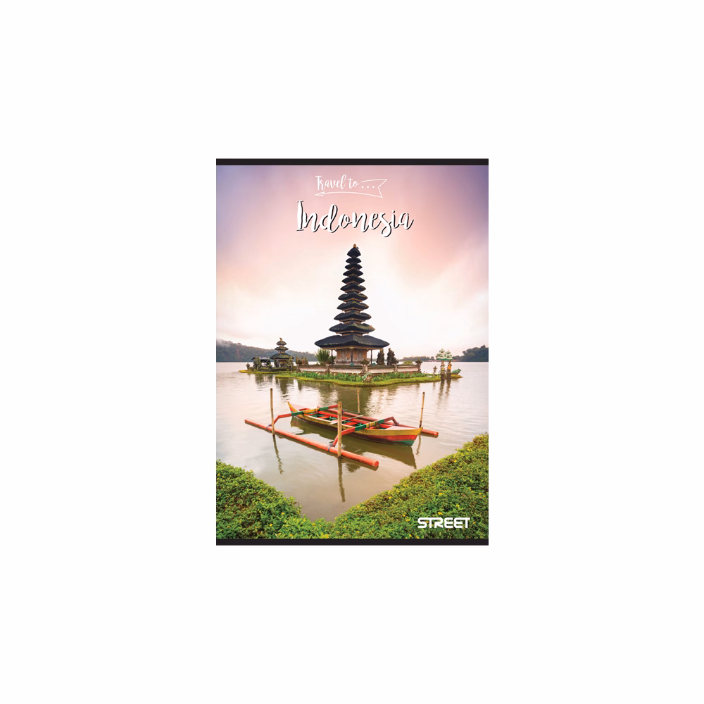 Füzet vonalas STREET A/5 54 lapos Travel To