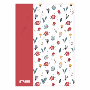 Füzet vonalas STREET A/4 42 lapos PP Blossom margóval