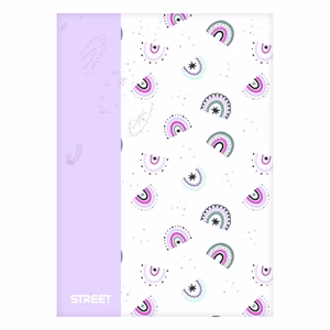 Füzet vonalas STREET A/4 42 lapos PP Blossom margóval