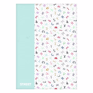 Füzet vonalas STREET A/4 42 lapos PP Blossom margóval