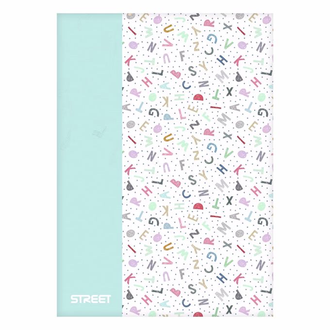 Füzet vonalas STREET A/4 42 lapos PP Blossom margóval