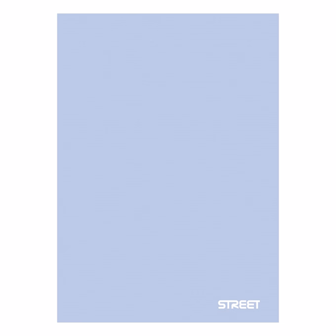 Füzet vonalas STREET A/4 42 lapos PP Pastel margóval