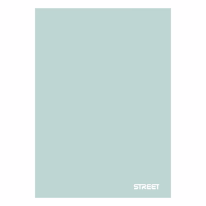 Füzet vonalas STREET A/4 42 lapos PP Pastel margóval