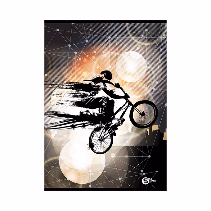 Füzet vonalas STREET A/4 52 lapos S-Line1