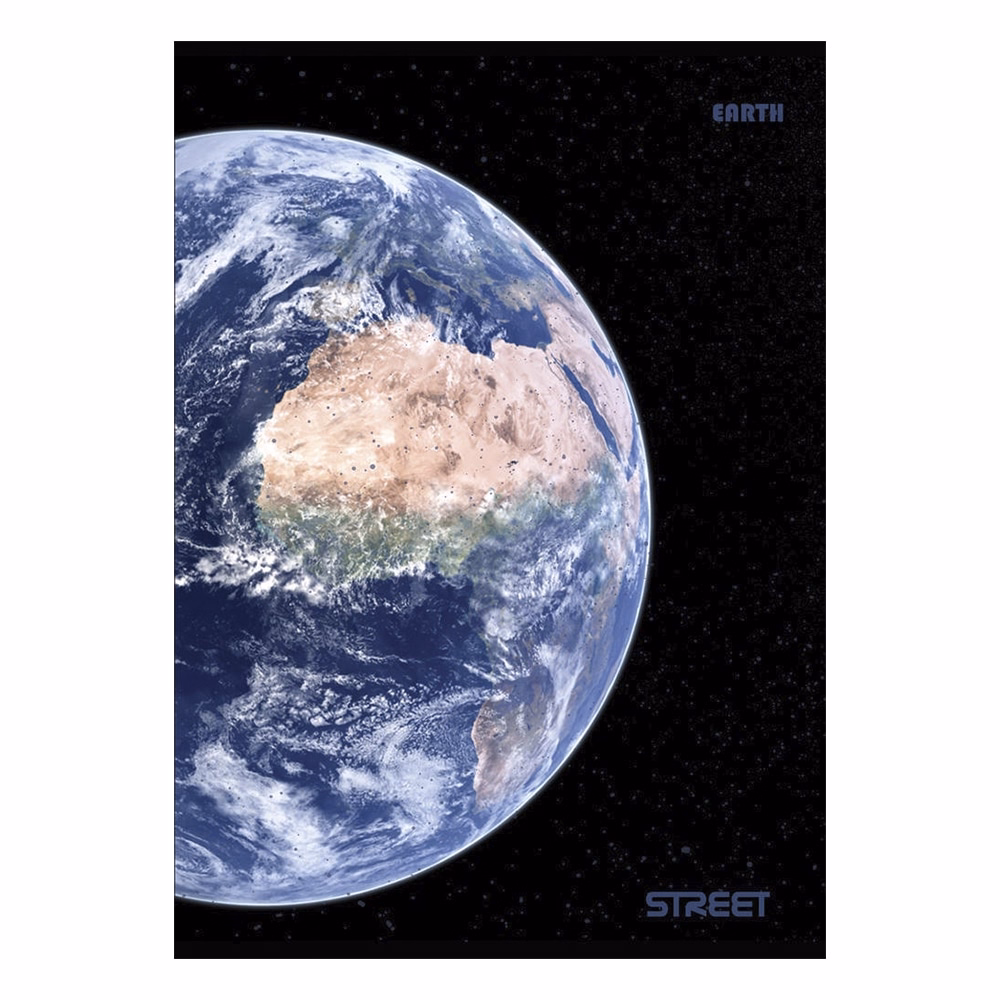 Füzet vonalas STREET A/4 54 lapos Planets margóval