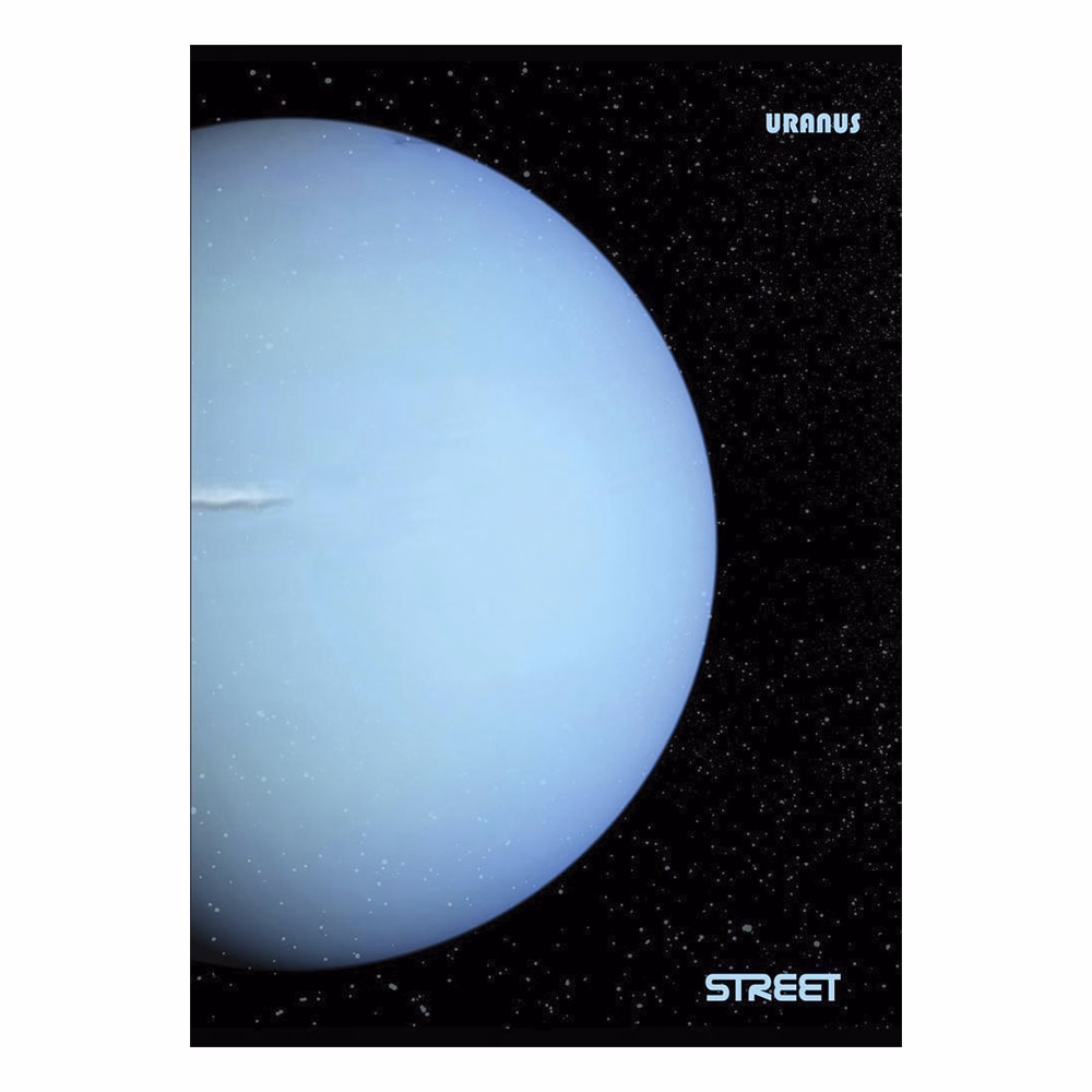 Füzet vonalas STREET A/4 54 lapos Planets margóval