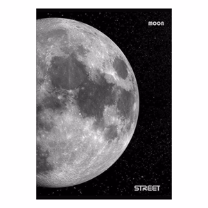 Füzet vonalas STREET A/4 54 lapos Planets margóval