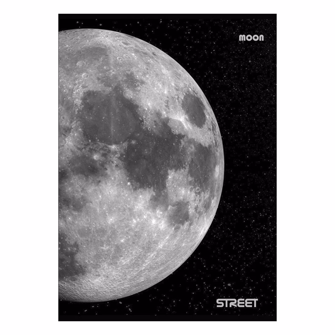 Füzet vonalas STREET A/4 54 lapos Planets margóval