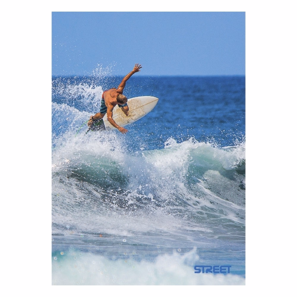 Füzet vonalas STREET A/4 54 lapos Sport margóval