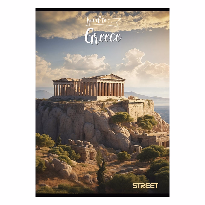 Füzet vonalas STREET A/4 54 lapos Travel