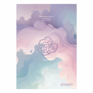 Füzet vonalas STREET A/4 54 lapos Zodiac margóval