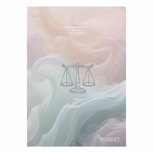 Füzet vonalas STREET A/4 54 lapos Zodiac margóval